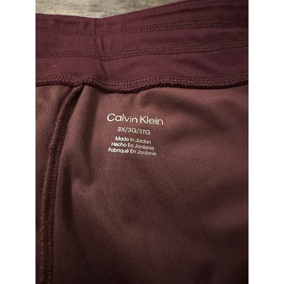 Calvin Klein Soft Burgundy Lounge Pants Size  3X - Picture 3 of 4